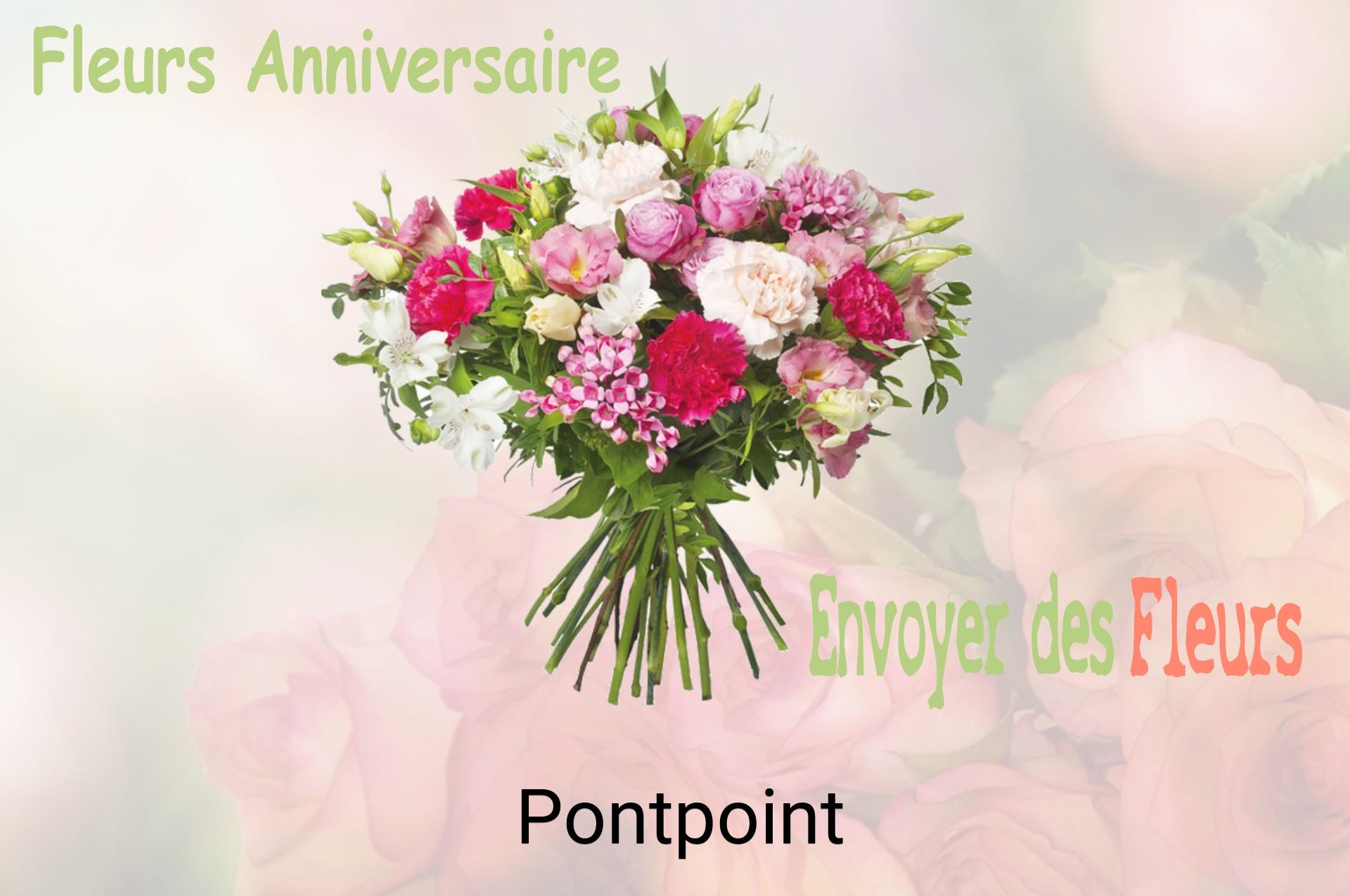 Bouquet de fleurs d’anniversaire livré à Pontpoint